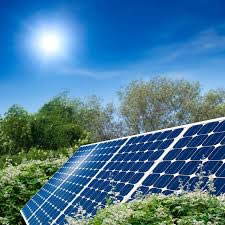 solar power for chiller heat pump air conditioner system