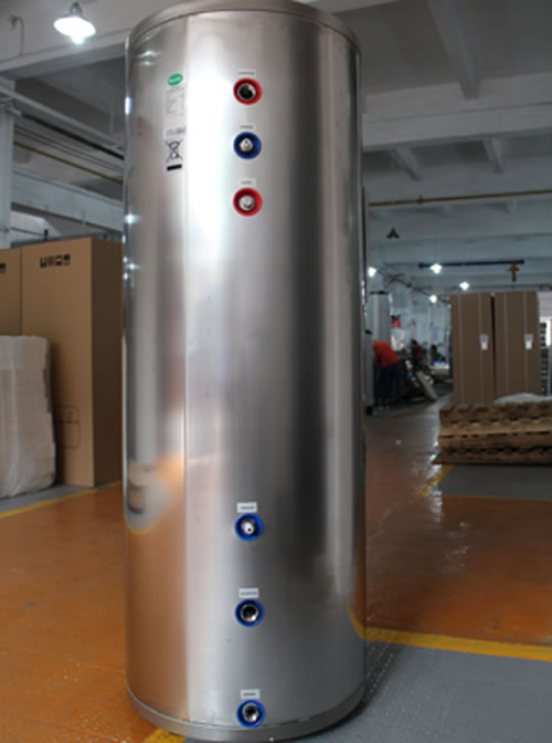 Picture of stainless steel indirect tank / solar tank