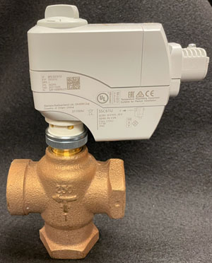 Radiant Cooling mixing valve for dew point controller