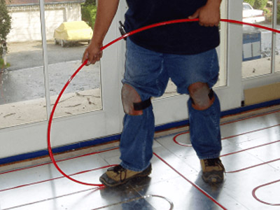 Radiant Heating Cooling Installation